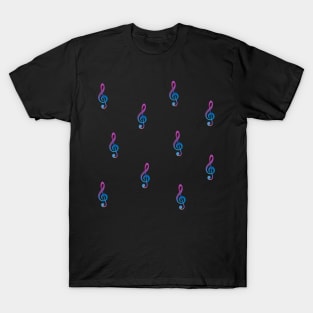 Gradient Treble Clef Multipack (10pcs) T-Shirt